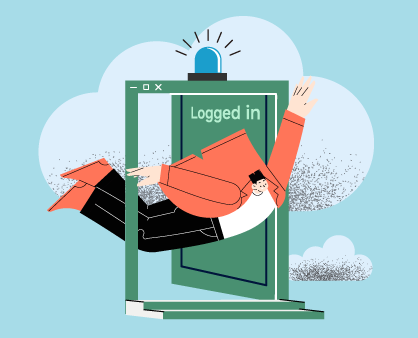 IDExpert Cloud identity authentication system integrating SSO and MFA, with SAML/OIDC connection, FIDO, OTP, and mobile push authentication.
